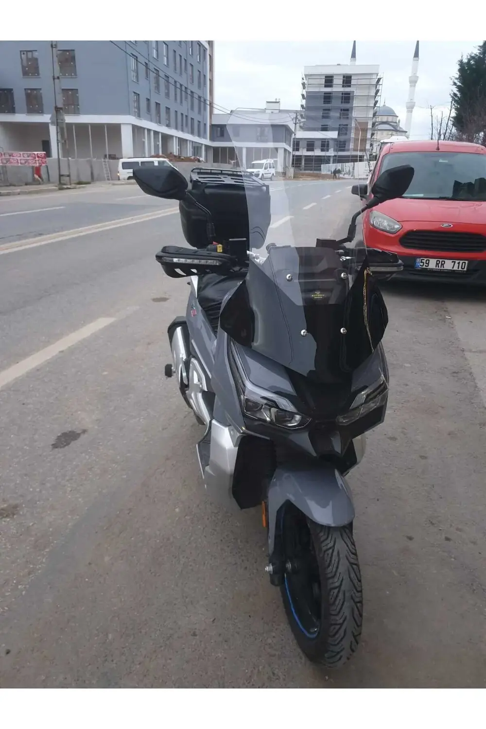 Rks Freccia 150 Ön Cam Alt Siyah 2022 2024 Model 75cm Şeffaf Renk