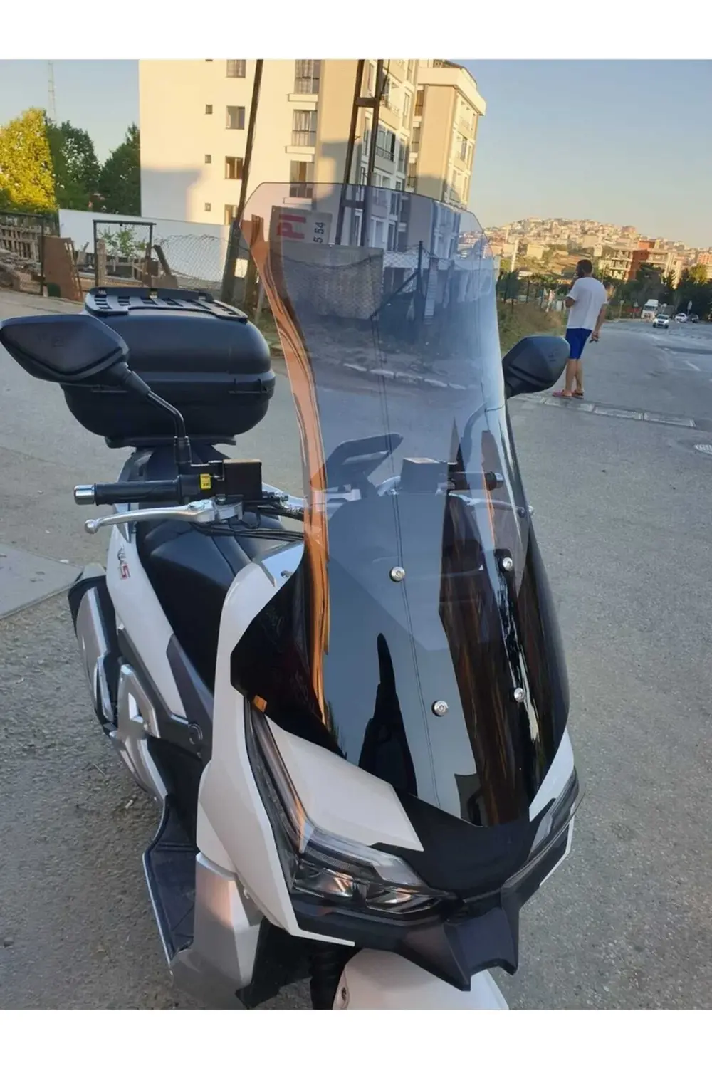 RKS Freccia 150 Ön Cam Alt Siyah 2022-2025 Model 75cm Füme Renkli