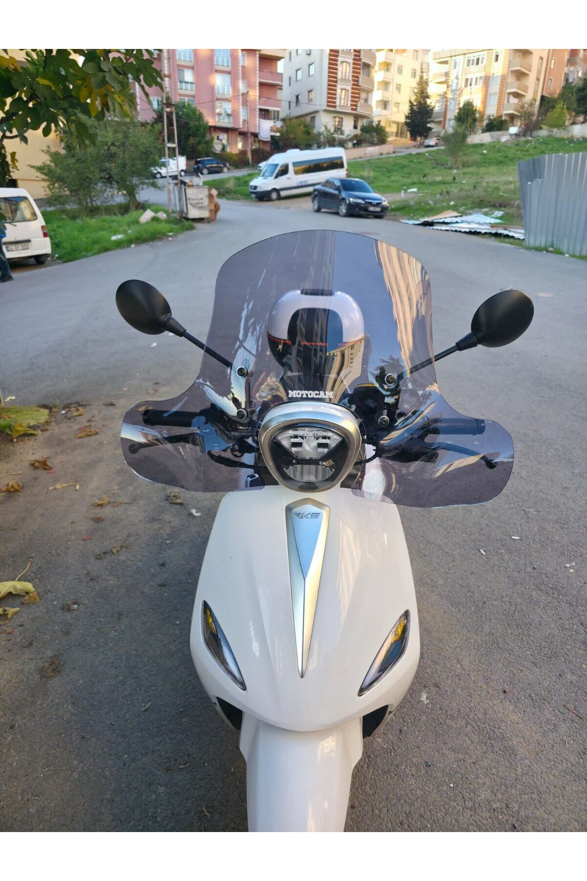 Rks Letbe LB 125 Ön Cam 2023-2026 Model 45cm Füme Renkli 4mm Elci