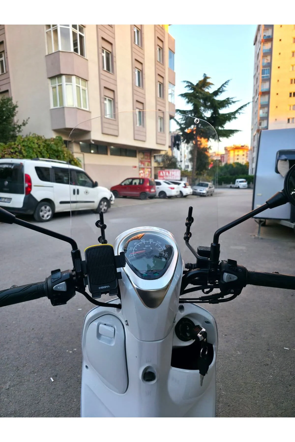 Rks Letbe LB 125 Ön Cam 2023-2026 Model 44cm Şeffaf Renkli 4mm AP