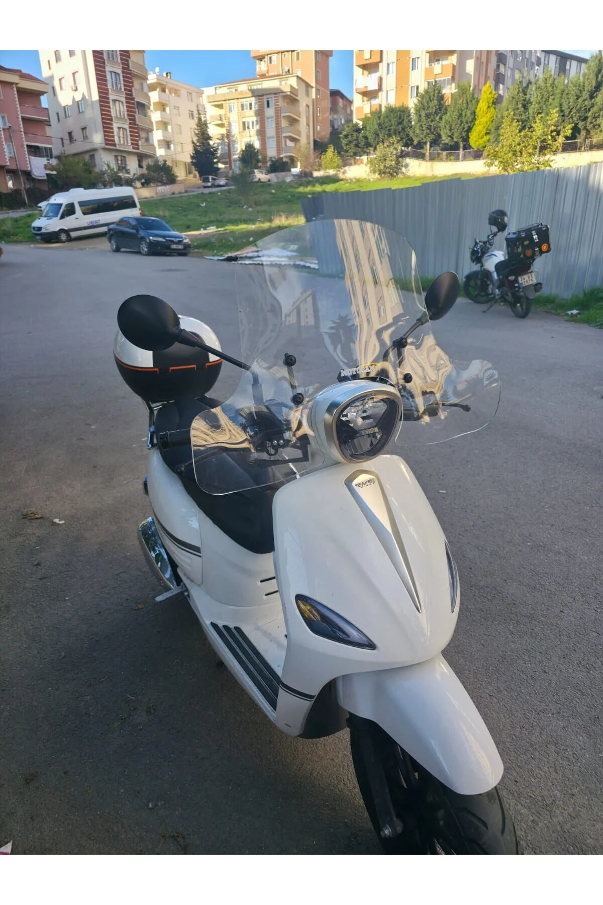 Rks Letbe LB 125 Ön Cam 2023-2026 Model 45cm Şeffaf Renkli 4mm El