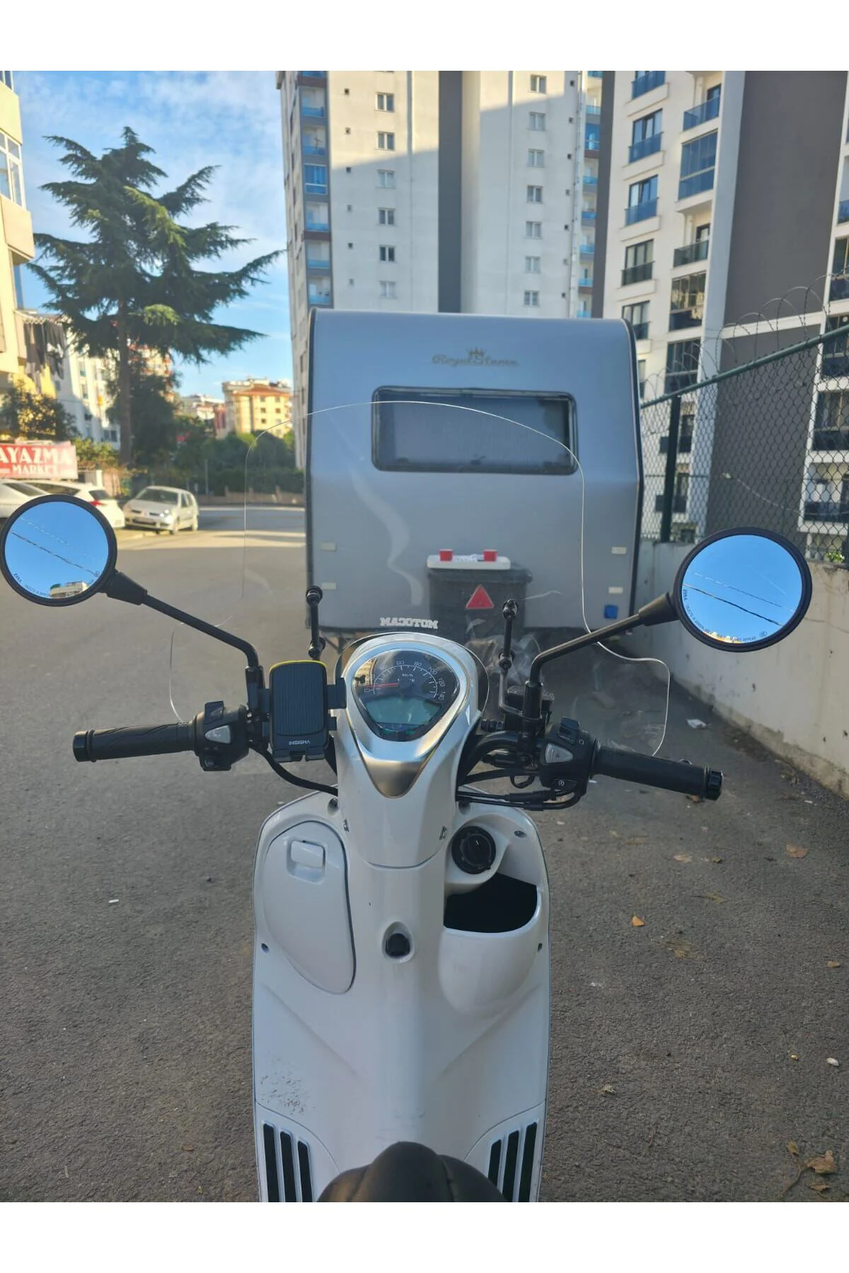 Rks Letbe LB 125 Ön Cam 2023-2026 Model 45cm Şeffaf Renkli 4mm El