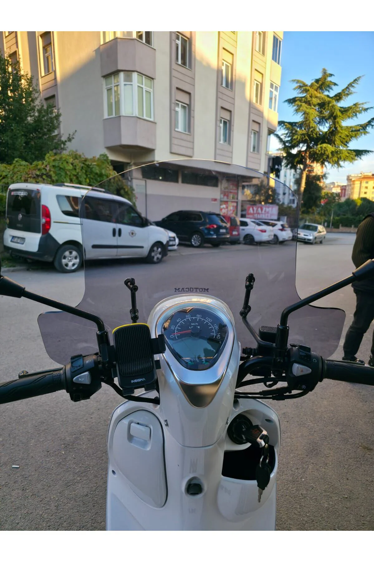 Rks Letbe LB 125 Ön Cam 2023-2026 Model 45cm Füme Renkli 4mm Elci