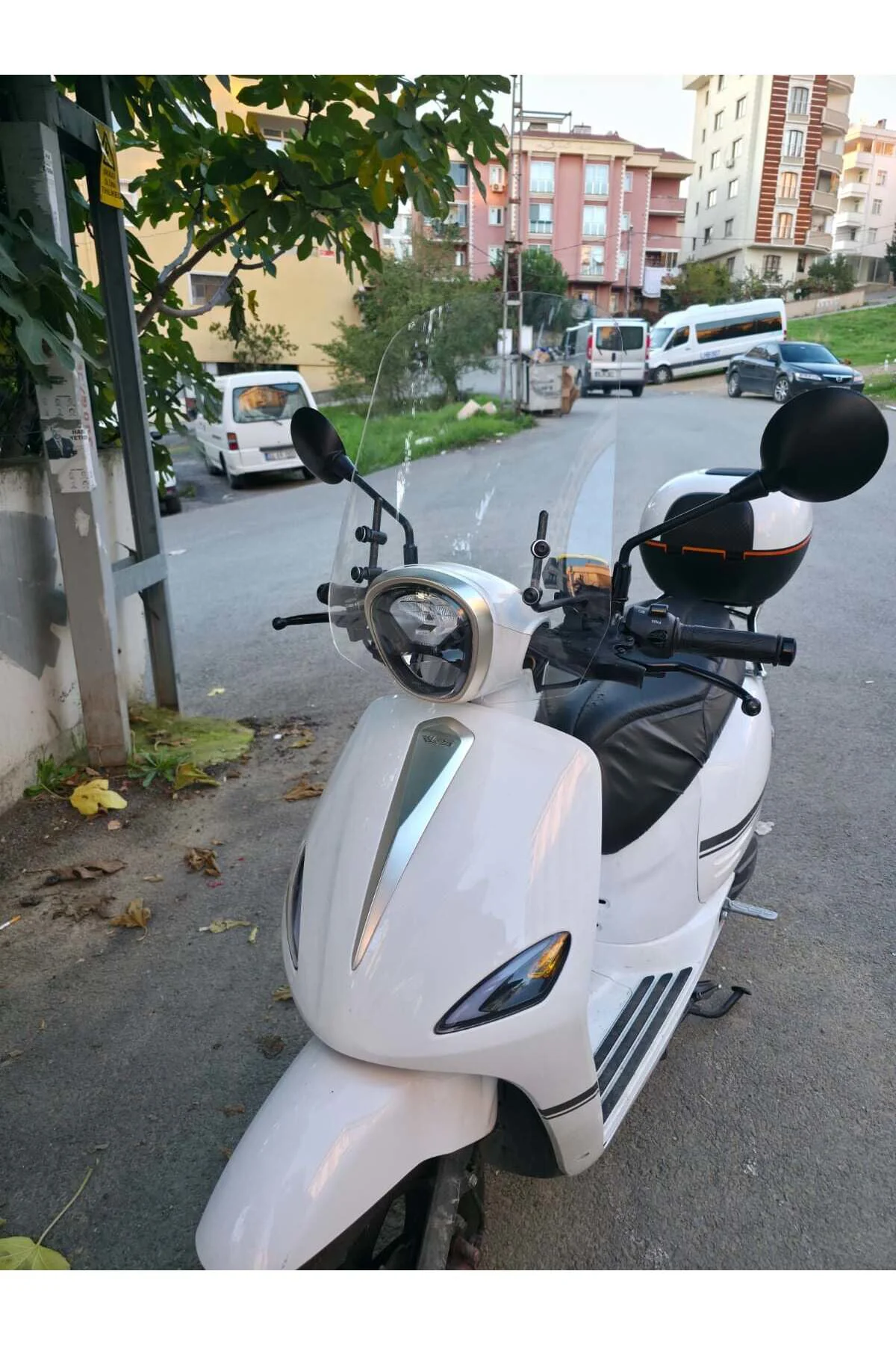 Rks Letbe LB 125 Ön Cam 2023-2026 Model 44cm Şeffaf Renkli 4mm AP
