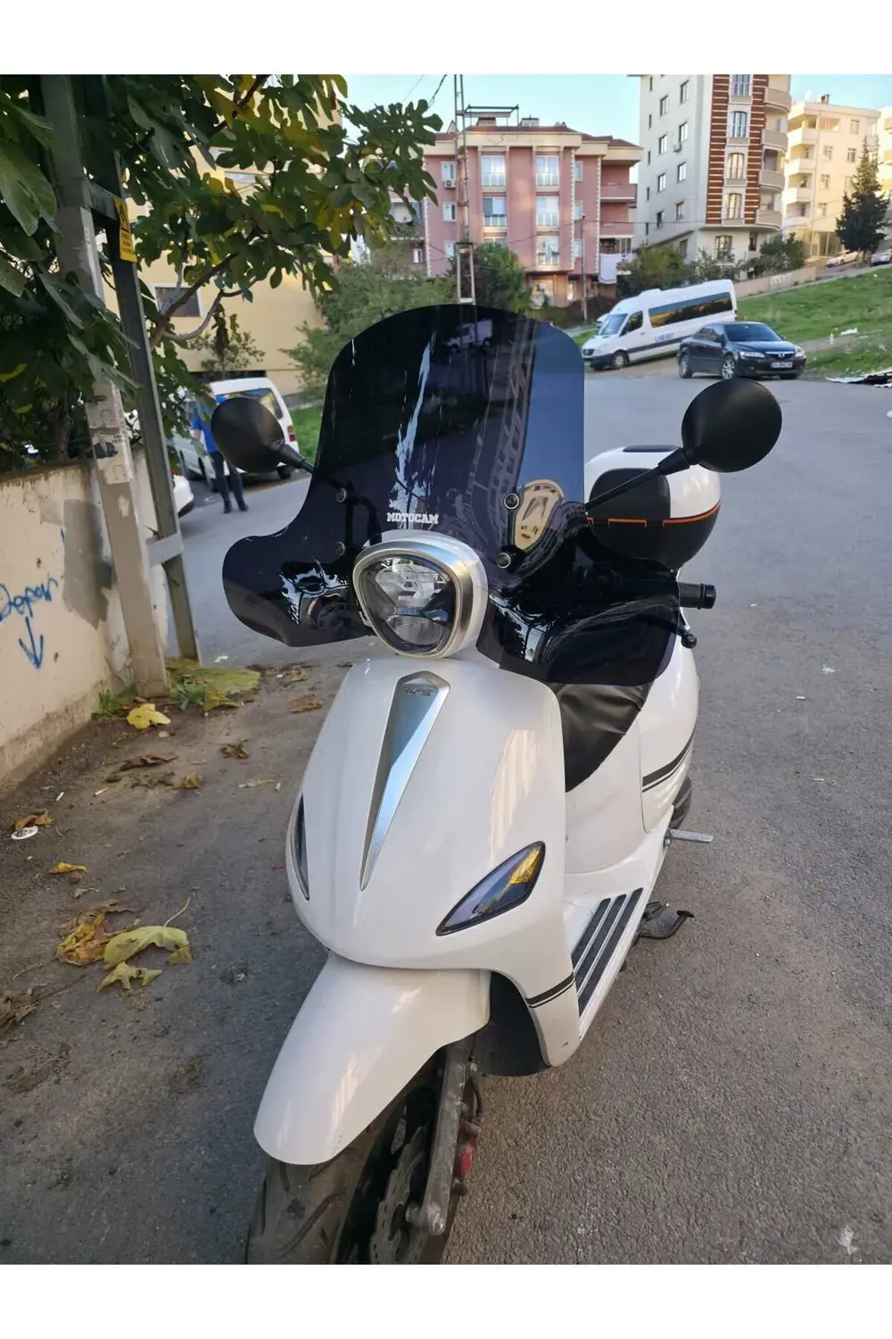 Rks Letbe LB 125 Ön Cam 2023-2025 Model 45cm Siyah Renkli 4mm ELC