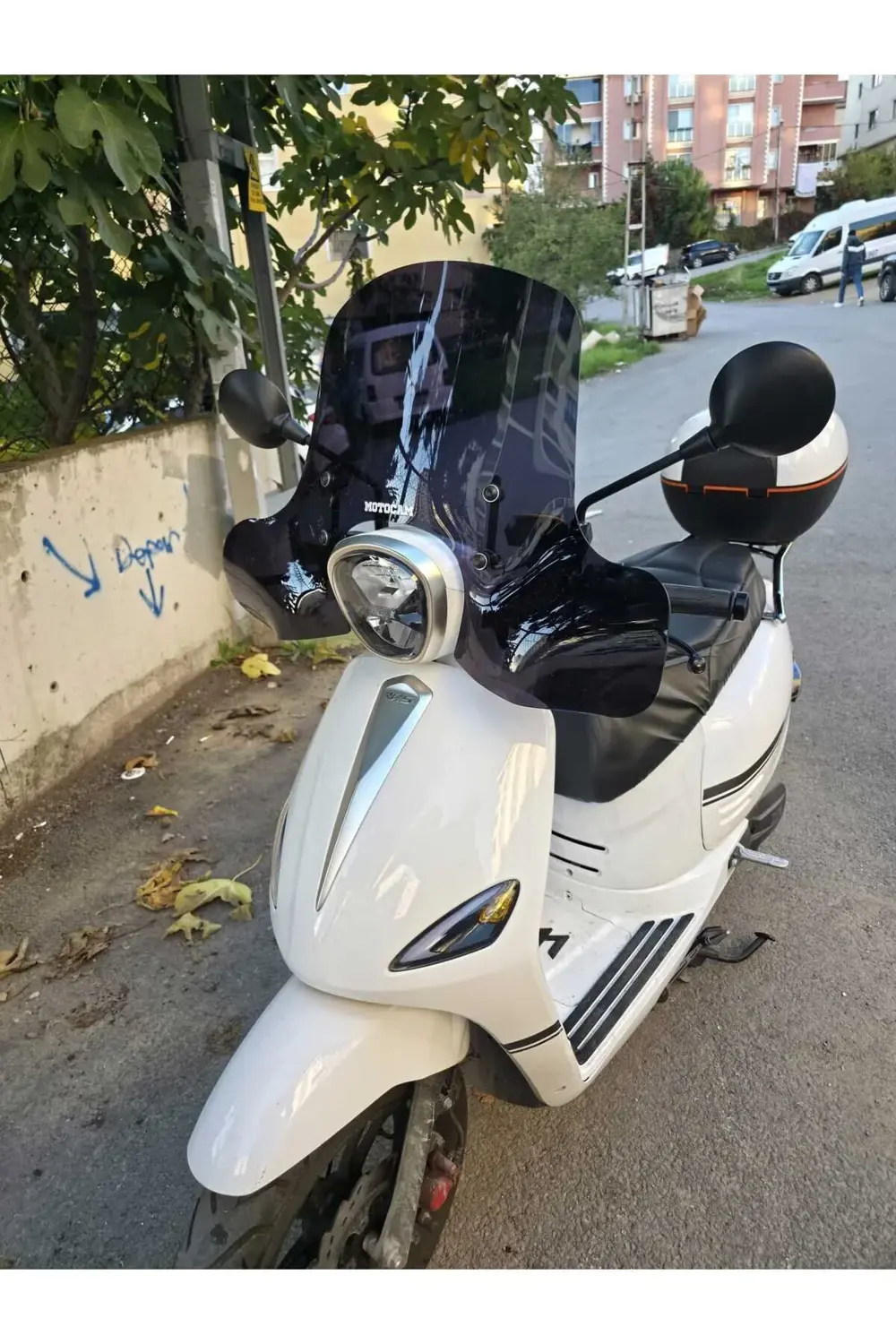 Rks Letbe LB 125 Ön Cam 2023-2025 Model 45cm Siyah Renkli 4mm ELC