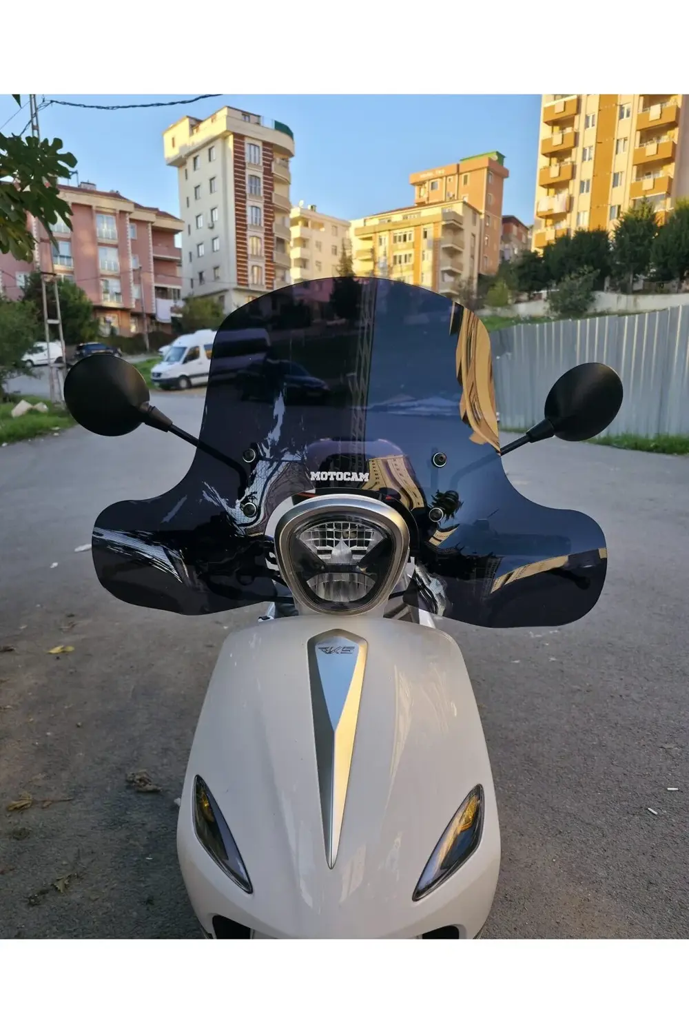 Rks Letbe LB 125 Ön Cam 2023-2025 Model 45cm Siyah Renkli 4mm ELC