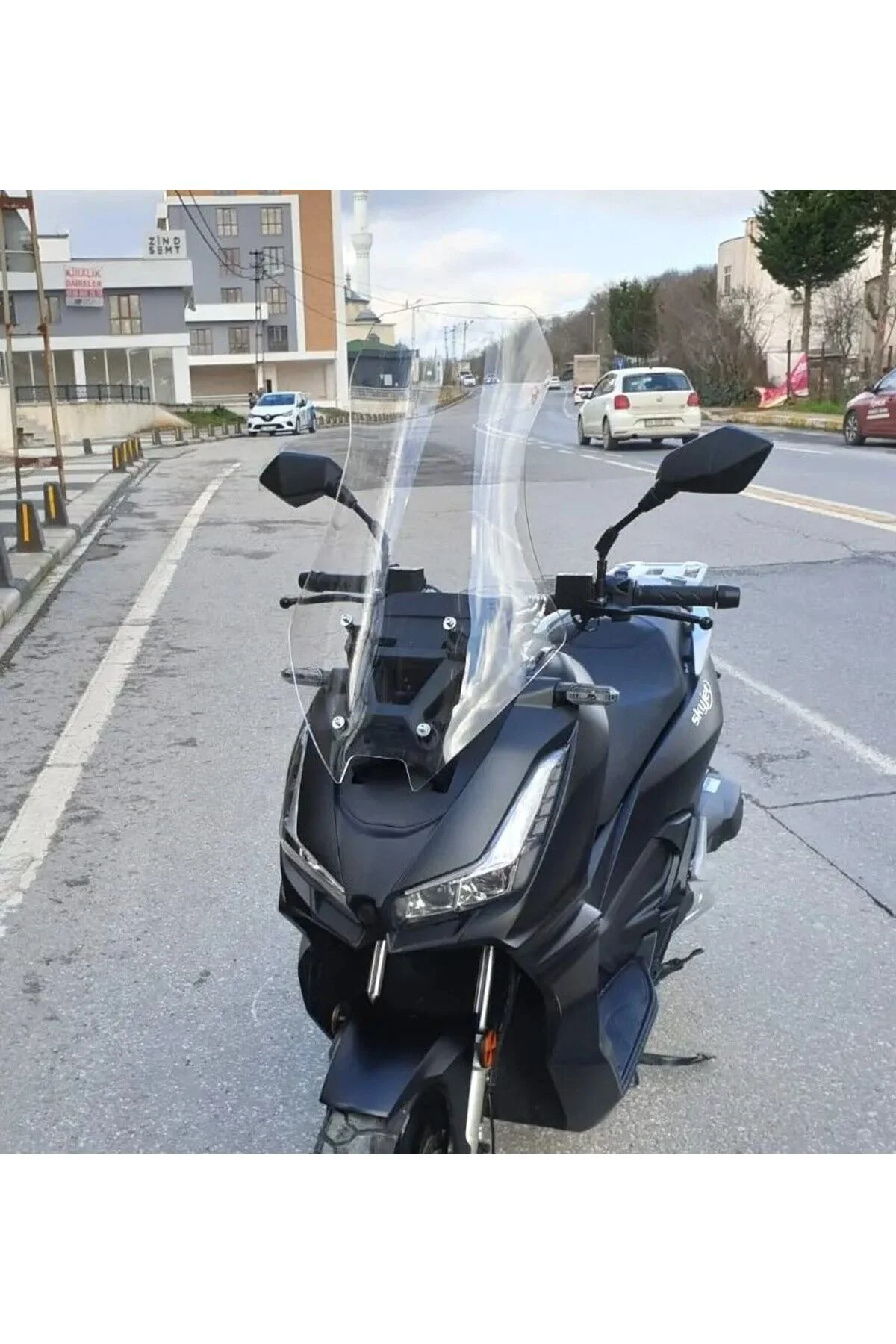 RKS Lince 125 Ön Cam 2021-2026 Model 65cm Şeffaf Renkli 4mm ORTA 