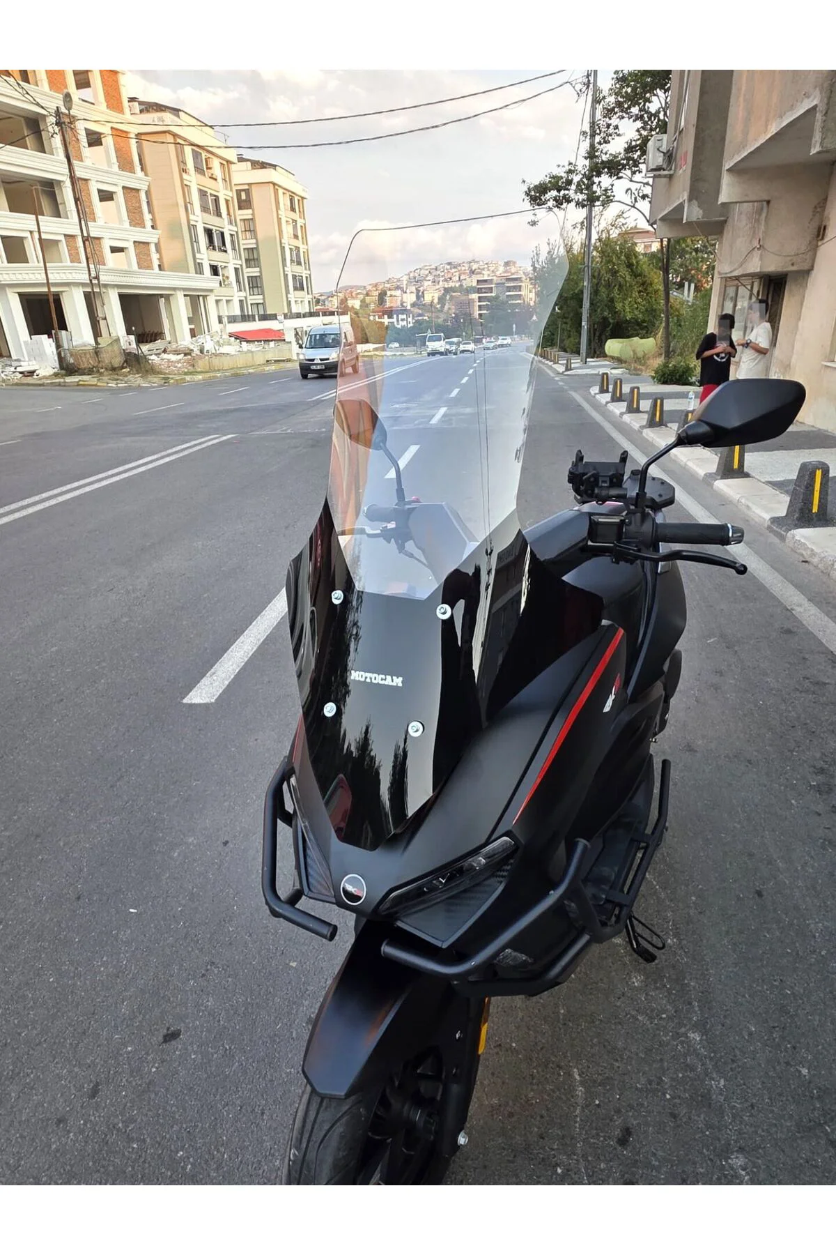 RKS Lince 125 Ön Cam 2021-2026 Model 78cm Şeffaf Renkli 4mm UZUN
