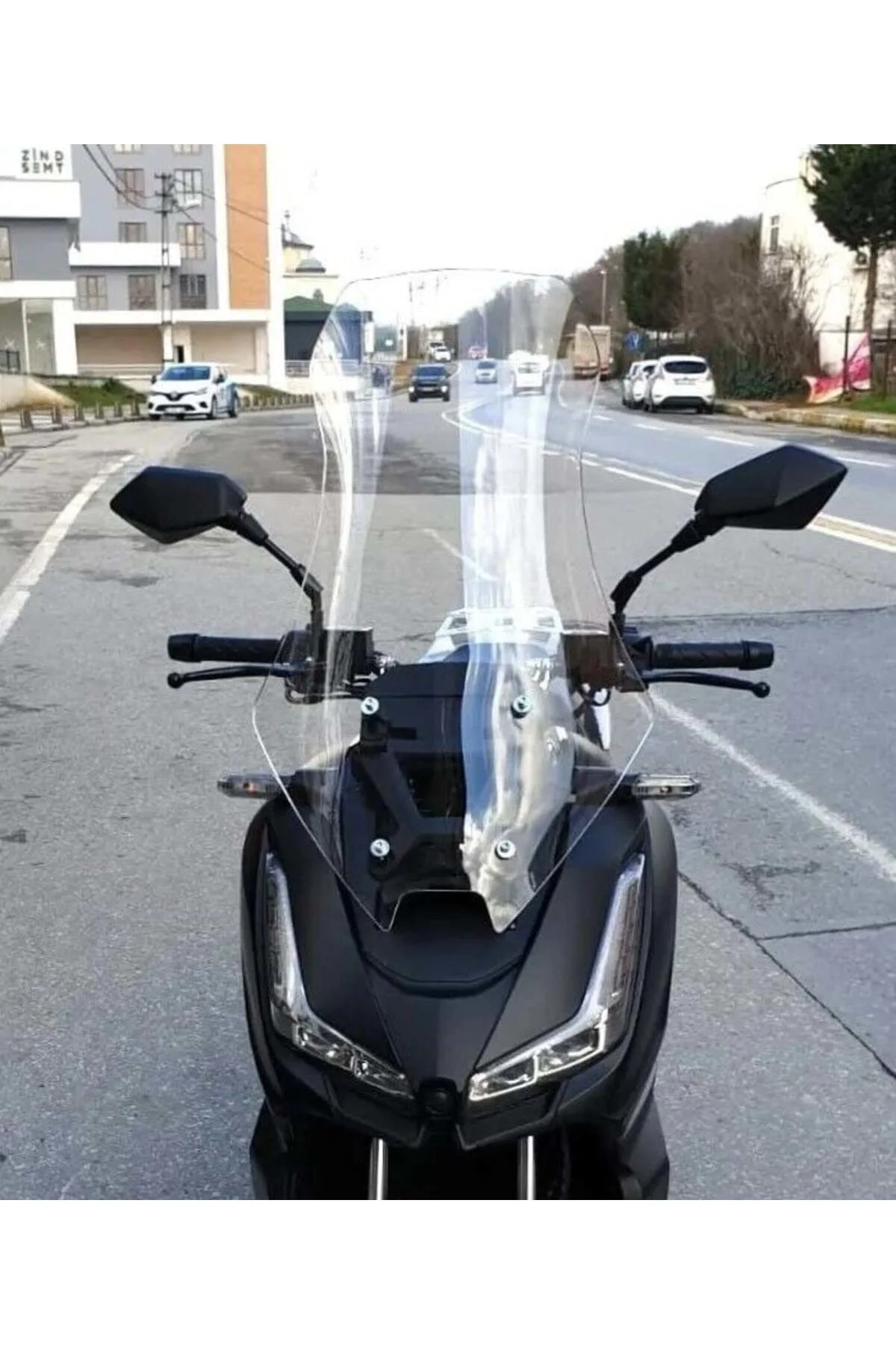 RKS Lince 125 Ön Cam 2021-2026 Model 65cm Şeffaf Renkli 4mm ORTA 