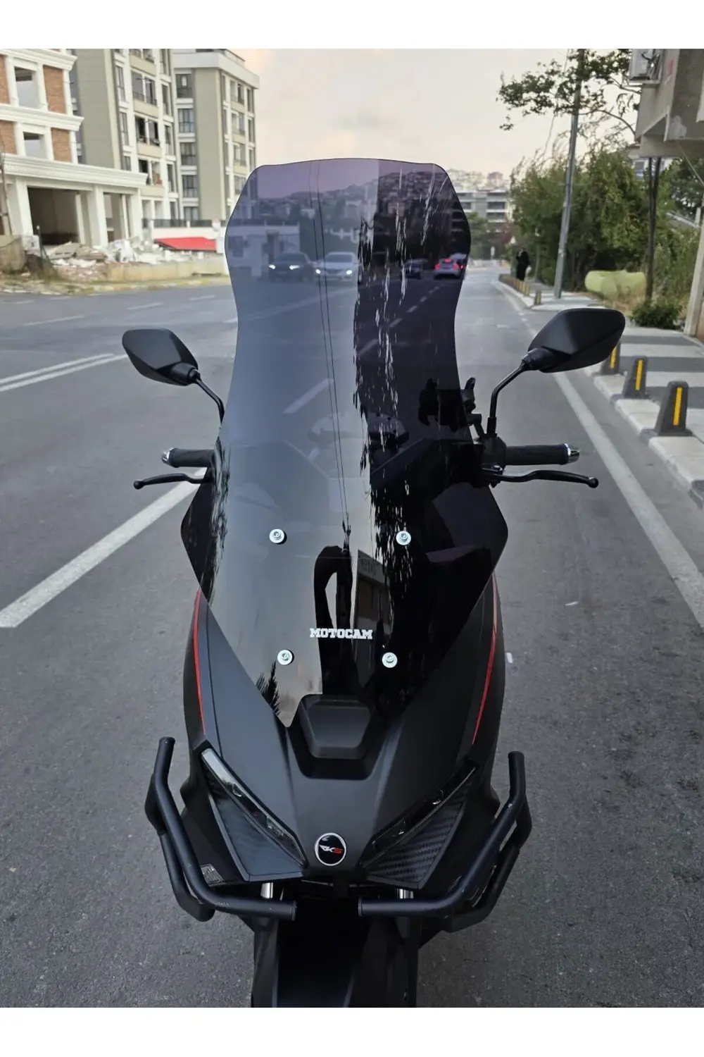 RKS Lince 125 Siperlik Ön Cam 2021-2025 Model 65cm Siyah Renkli 4