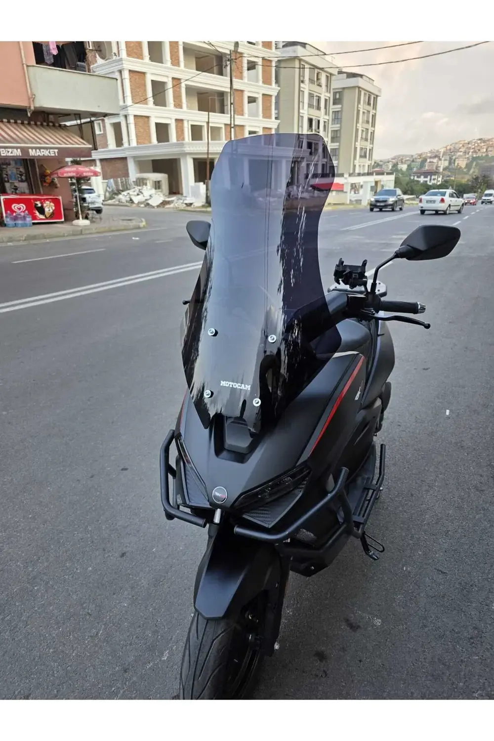 RKS Lince 125 Siperlik Ön Cam 2021-2025 Model 65cm Siyah Renkli 4