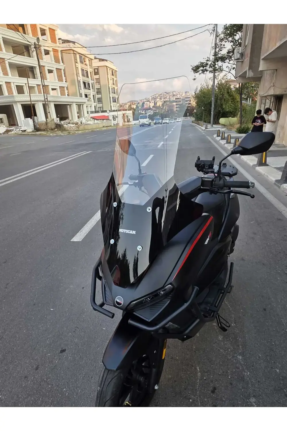 RKS Lince 125 Siperlik Ön Cam 2021-2025 Model 78cm Şeffaf Renkli