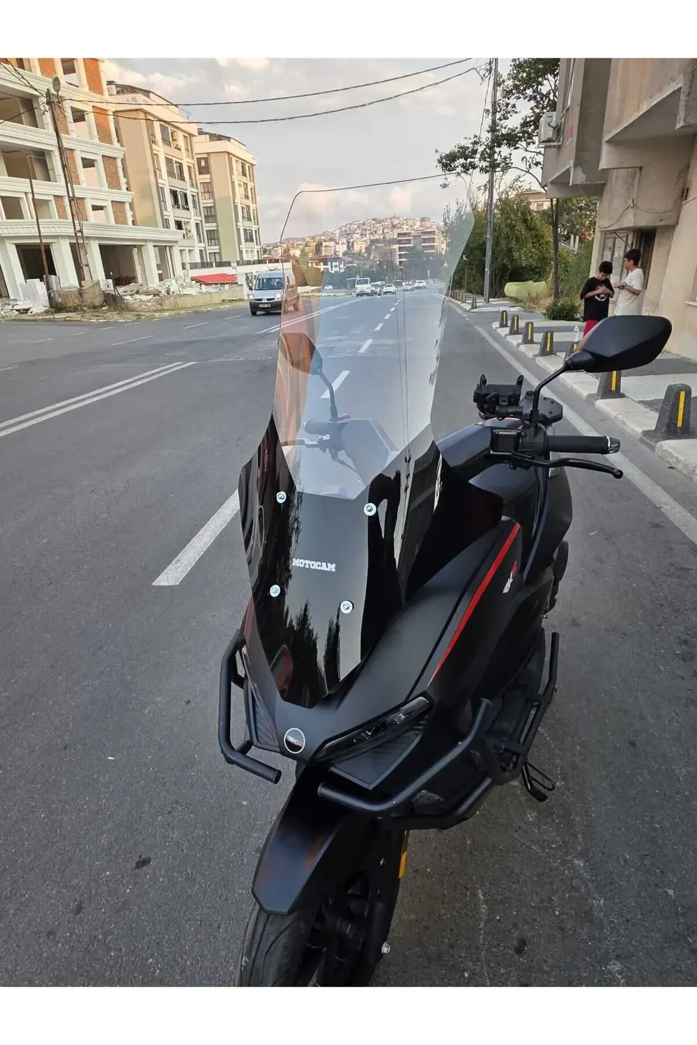 RKS Lince 125 Siperlik Ön Cam 2021-2025 Model 78cm Şeffaf Renkli