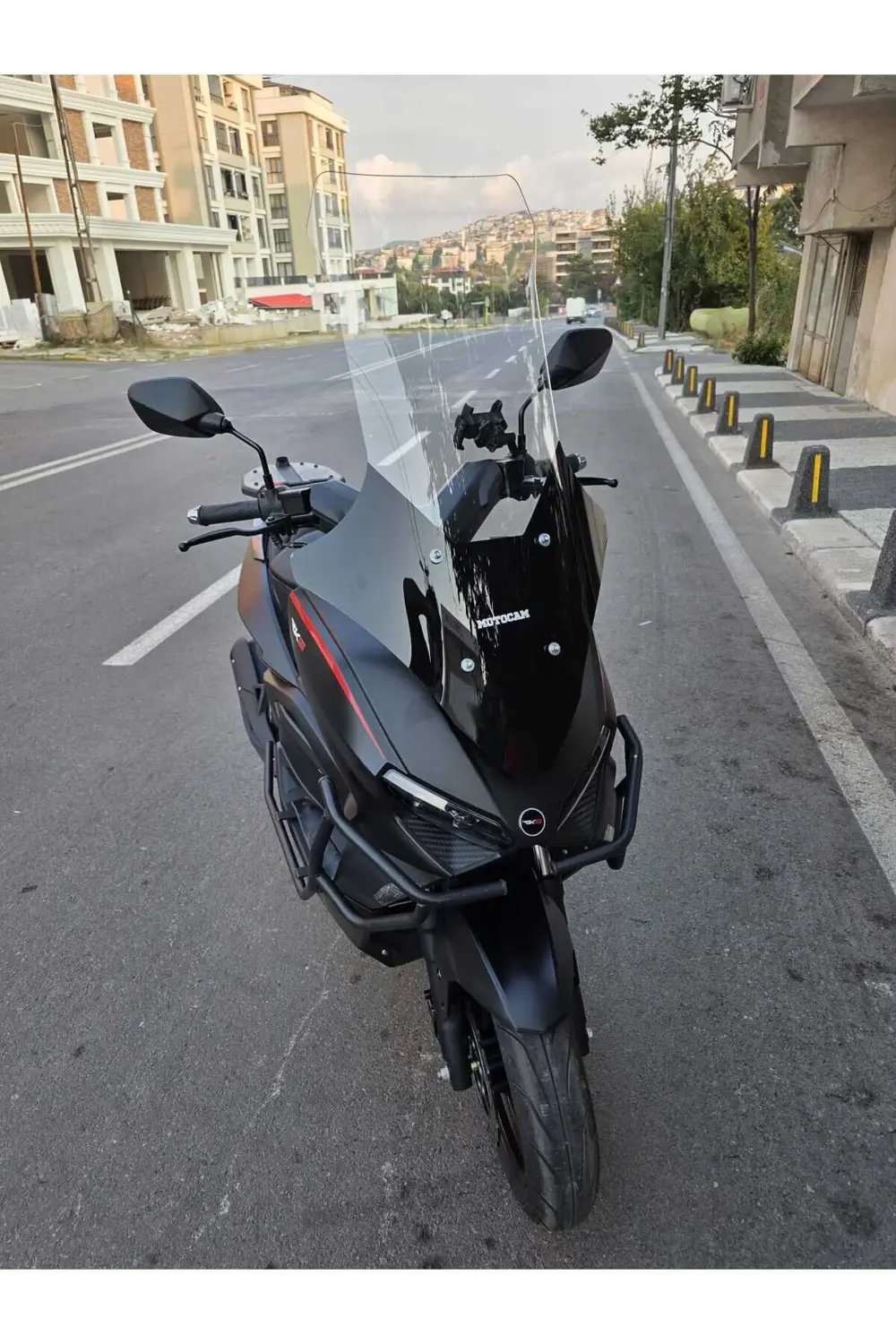 RKS Lince 125 Siperlik Ön Cam 2021-2025 Model 78cm Şeffaf Renkli