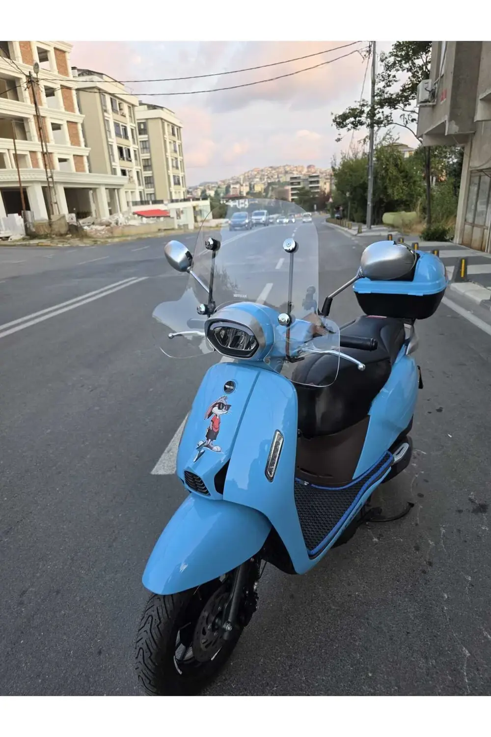 RKS LTR 125 Uyumlu Siperlik Ön Cam 2023 -2025 Model 45cm Şeffaf R