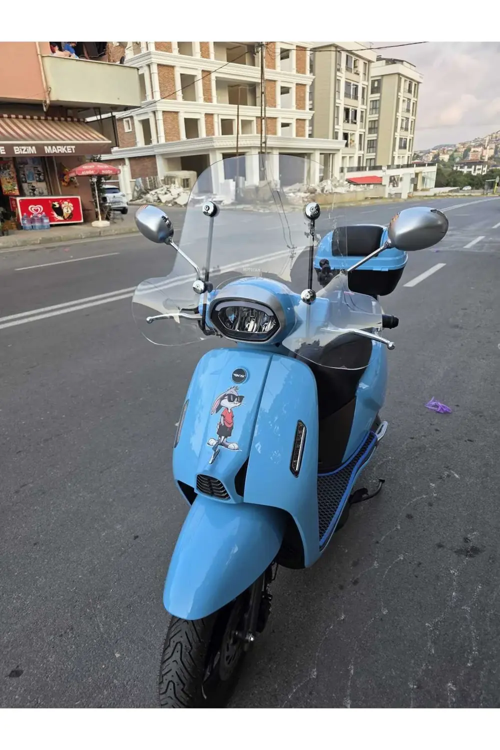 RKS LTR 125 Uyumlu Siperlik Ön Cam 2023 -2025 Model 45cm Şeffaf R
