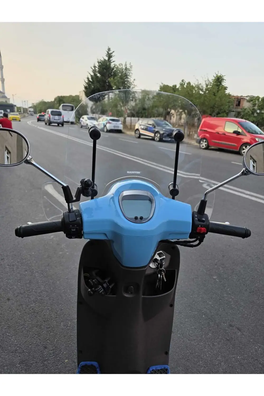RKS LTR 125 Uyumlu Siperlik Ön Cam 2023 -2025 Model 45cm Şeffaf R