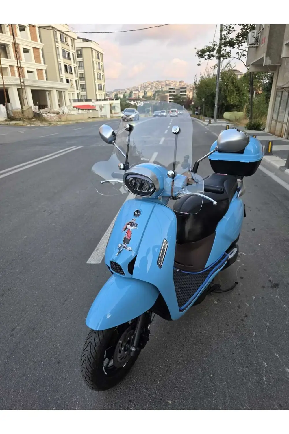 RKS LTR 125 Uyumlu Siperlik Ön Cam 2023 -2025 Model 45cm Şeffaf R