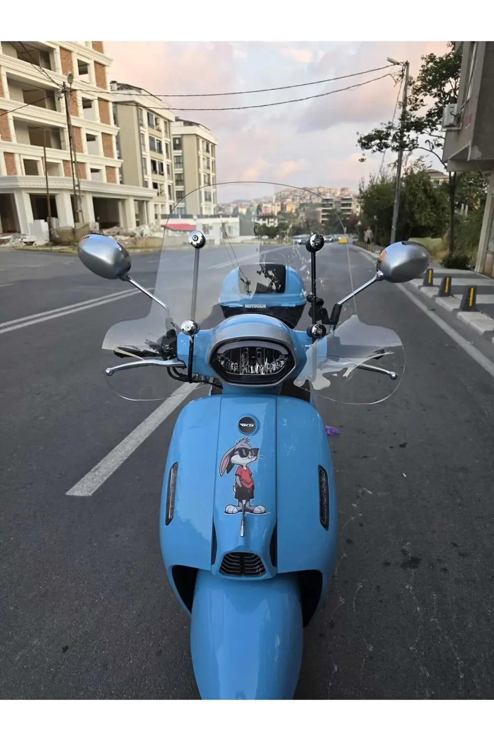 RKS LTR 125 Uyumlu Siperlik Ön Cam 2023 -2025 Model 45cm Şeffaf R