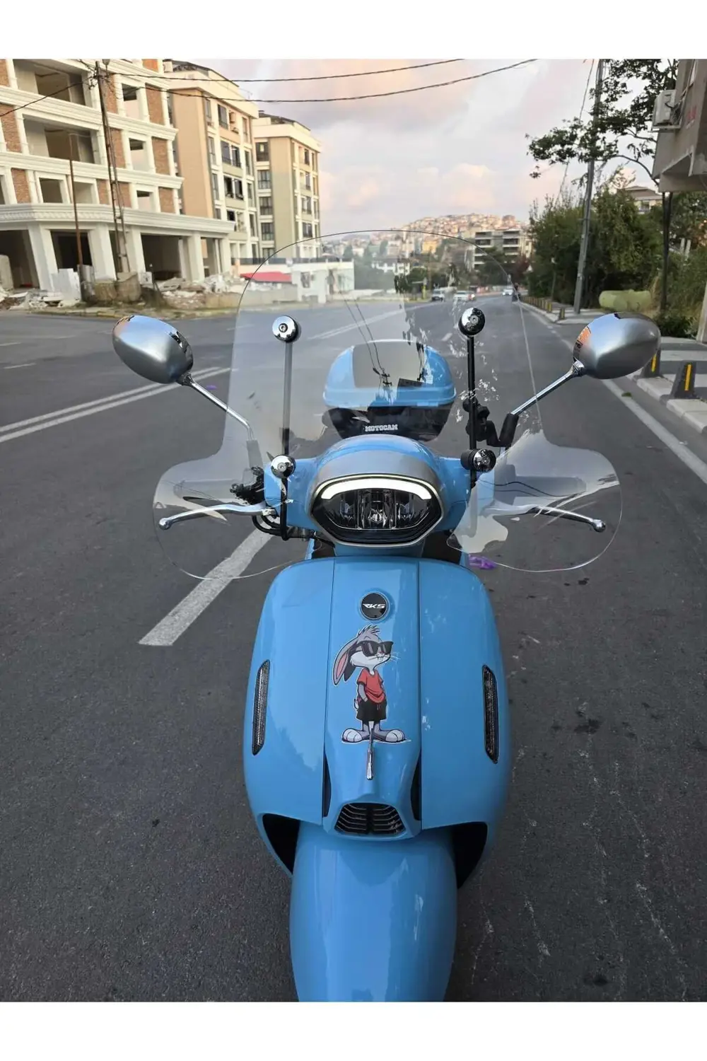 RKS LTR 125 Uyumlu Siperlik Ön Cam 2023 -2025 Model 45cm Şeffaf R
