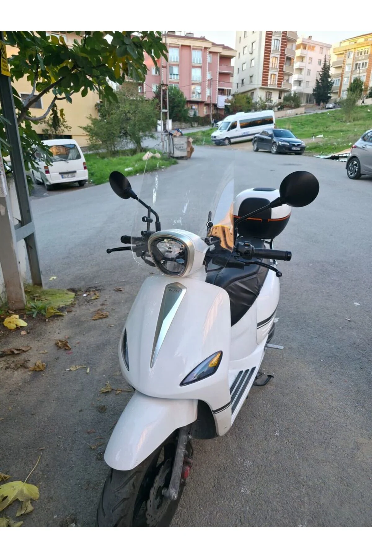 Rks Neon 125 Ön Cam 2023-2026 Model 44cm Şeffaf Renkli 4mm APARAT