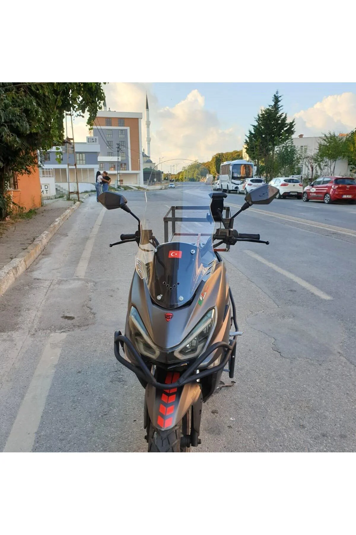 RKS Newlight 125 Ön Cam 2021-2022 Model 65cm Şeffaf Renkli 4mm PR