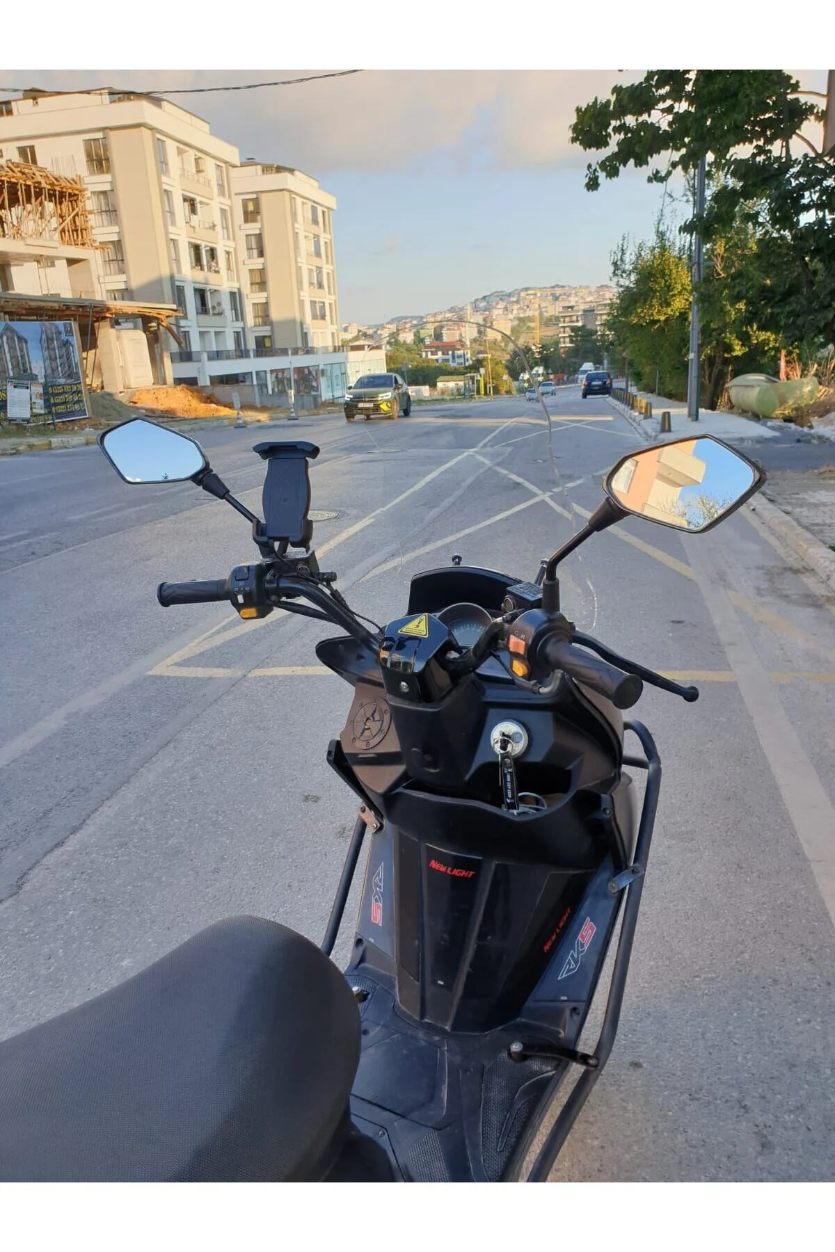 RKS Newlight 125 Ön Cam 2021-2022 Model 65cm Şeffaf Renkli 4mm PR
