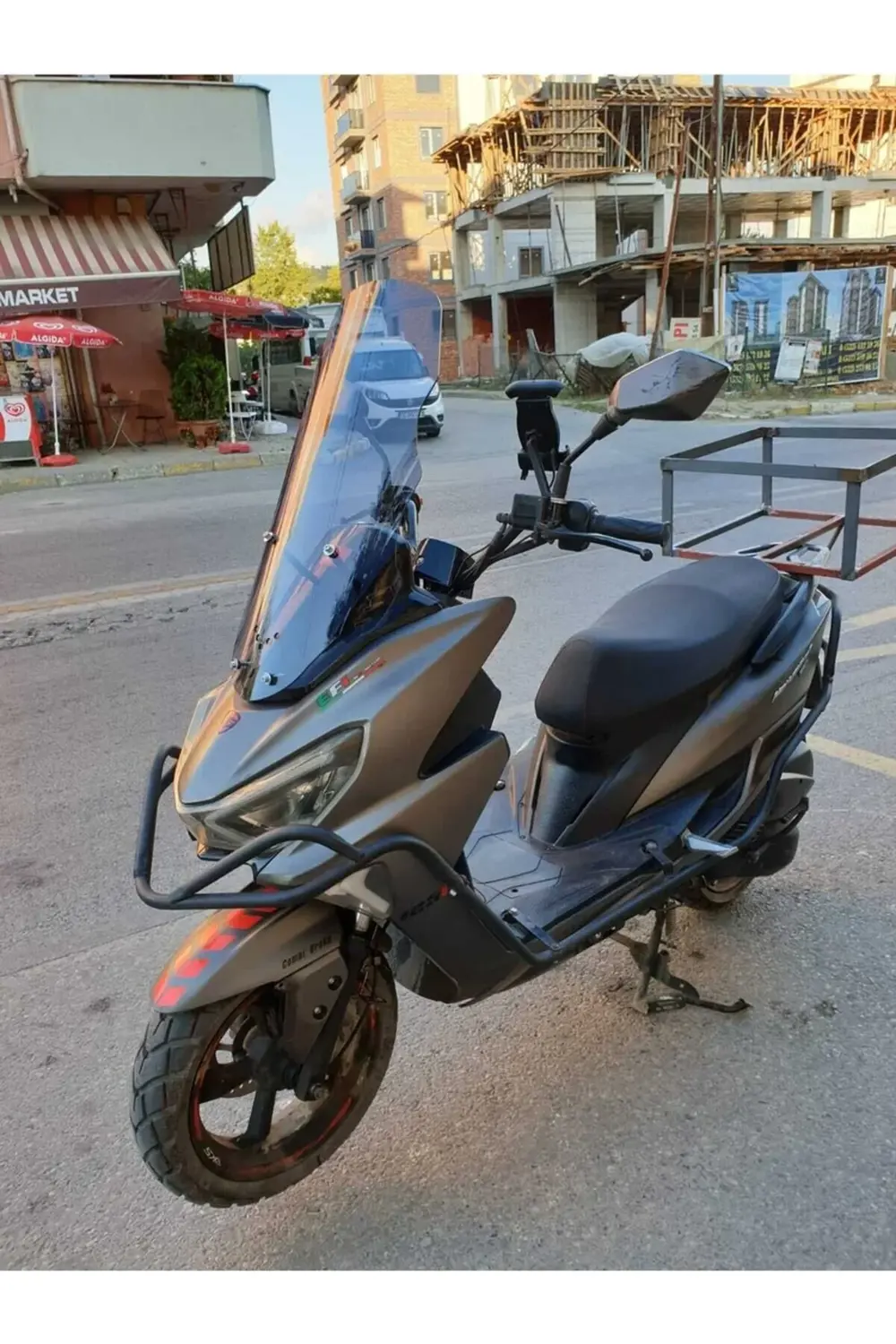 RKS Newlight 125 Ön Cam 2021-2022 Model 55cm Füme Renkli 4mm PRO