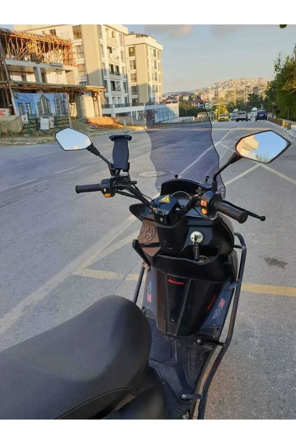 RKS Newlight 125 Ön Cam 2021-2022 Model 55cm Füme Renkli 4mm PRO