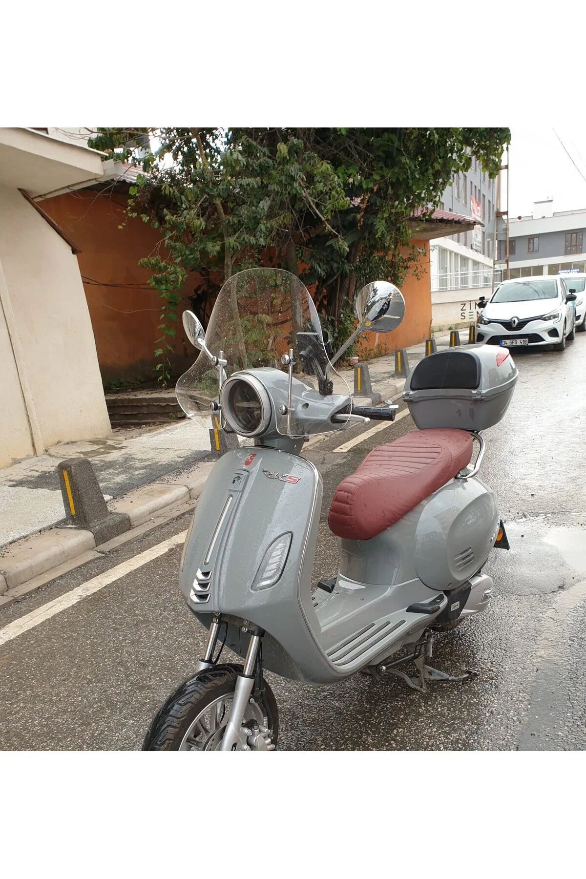 RKS Pride 125 Ön Cam 2023-2026 Model 39cm Şeffaf Renkli 4mm Elcik