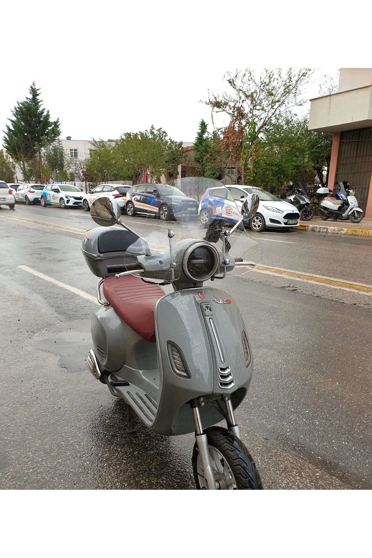 RKS Pride 125 Ön Cam 2023-2026 Model 39cm Şeffaf Renkli 4mm Elcik