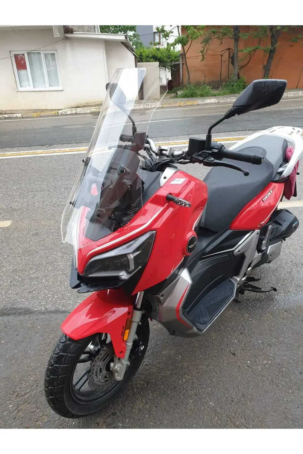 Rks Reale 125 Ön Cam 2023-2025 Uyumlu Model 75cm Şeffaf Renkli 4m