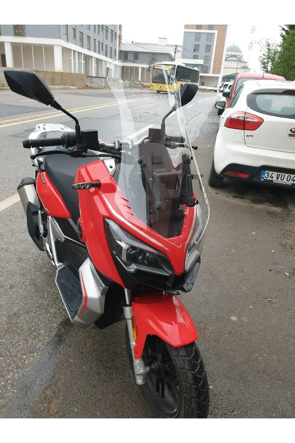 Rks Reale 125 Ön Cam 2023-2025 Uyumlu Model 75cm Şeffaf Renkli 4m