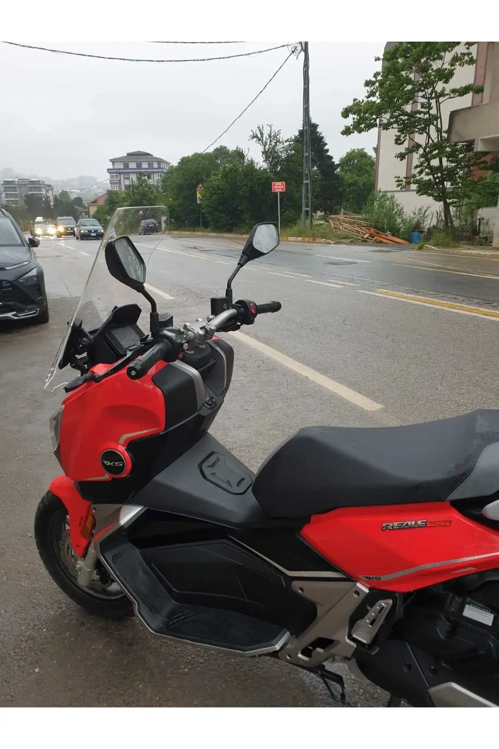Rks Reale 125 Ön Cam 2023-2025 Uyumlu Model 75cm Şeffaf Renkli 4m