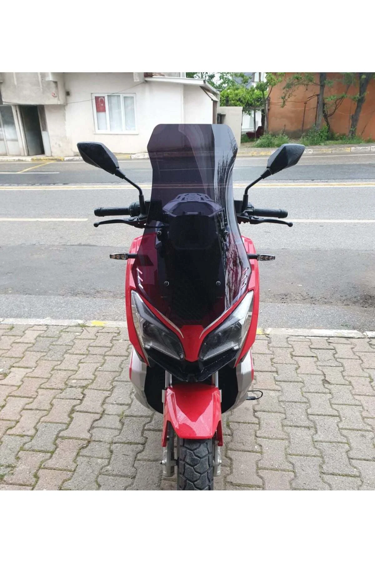 RKS Reale 125 Ön Cam 2023-2026 Model 75cm Siyah Renkli 4mm UZUN