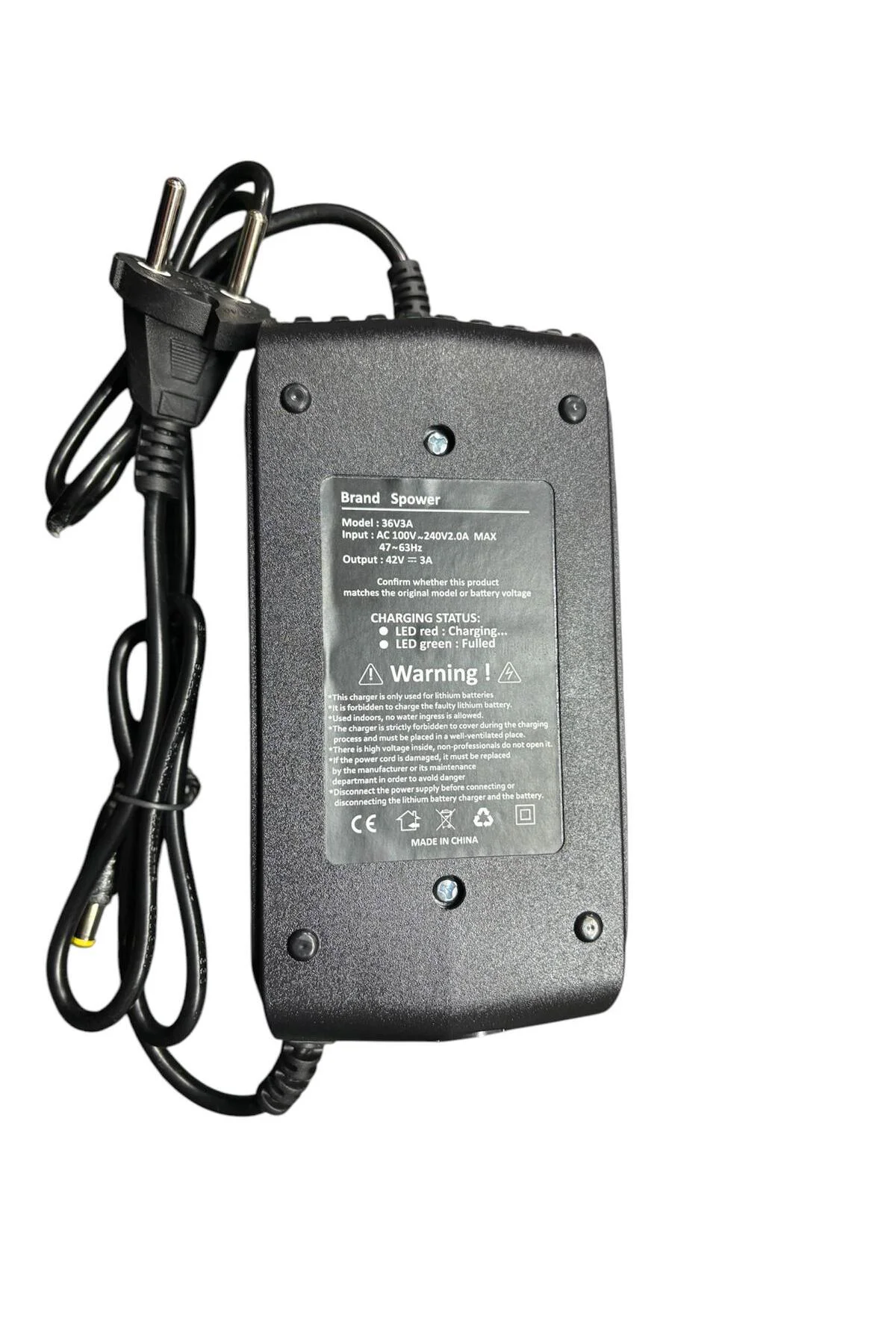 RKS Rs3 The One Nitro Plus Uyumlu Şarj Aleti 36v 3A hızlı şarj