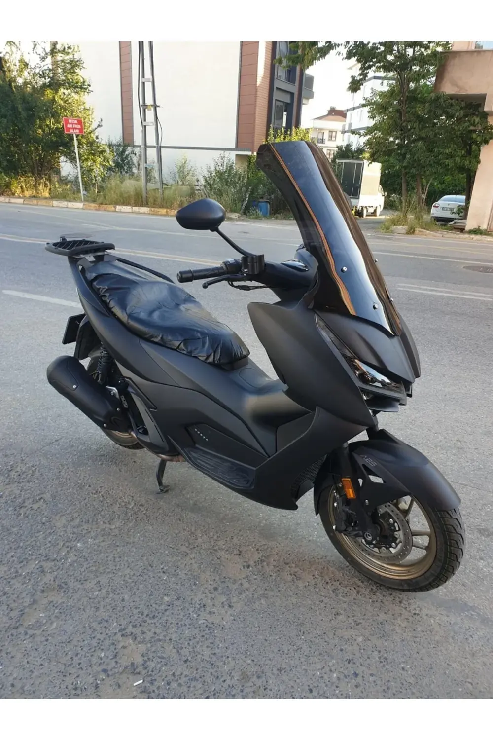 RKS RZ 250 S Ön Cam 2022-2025 Model 68cm Siyah Renkli 4mm UZUN