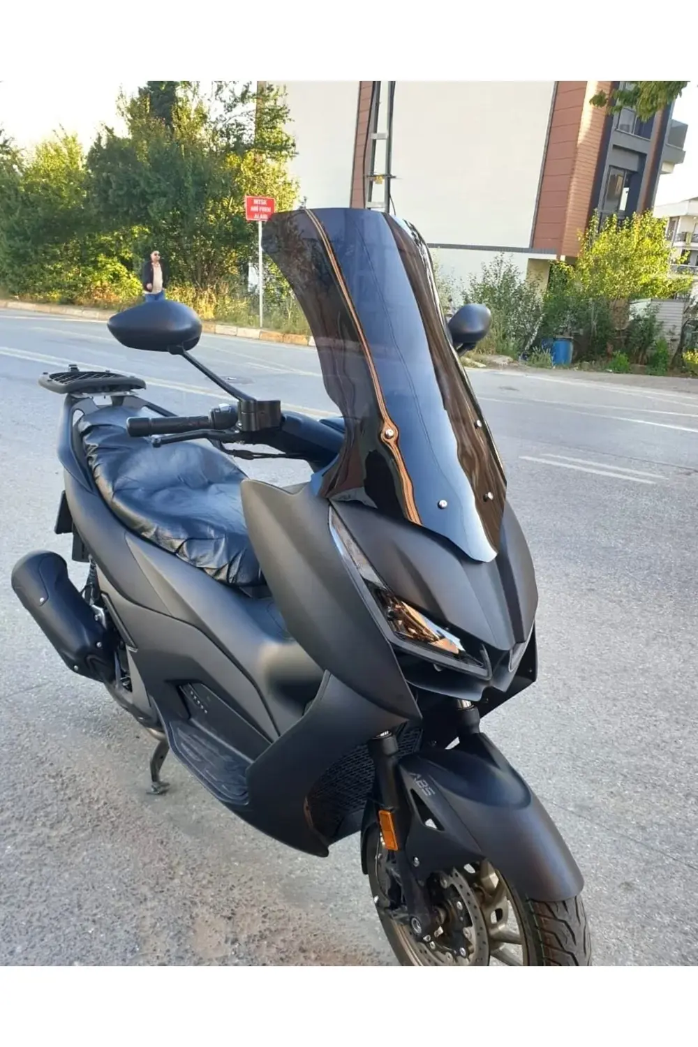 RKS RZ 250 S Ön Cam 2022-2025 Model 68cm Siyah Renkli 4mm UZUN