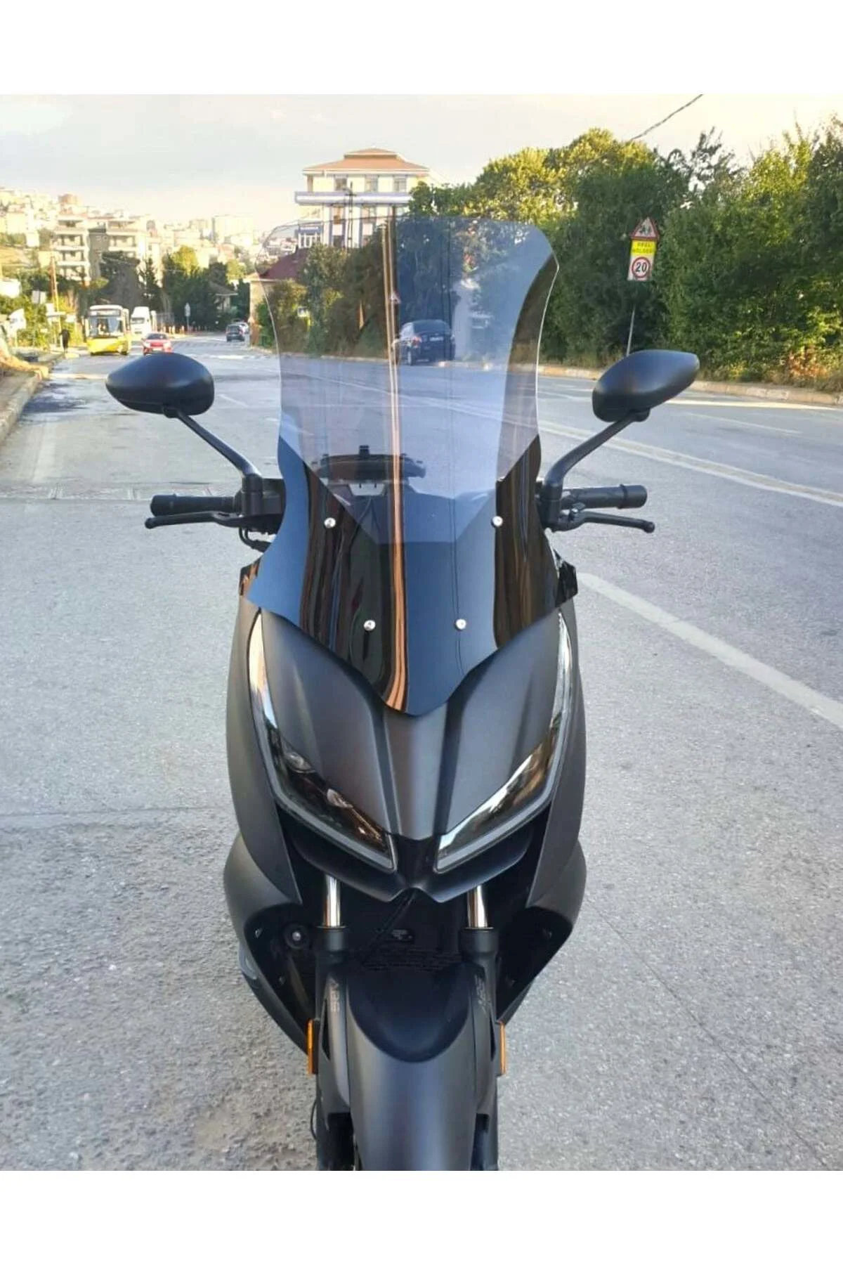 RKS RZ 250 S Ön Cam 2022-2026 Model 68cm Füme Renkli 4mm UZUN