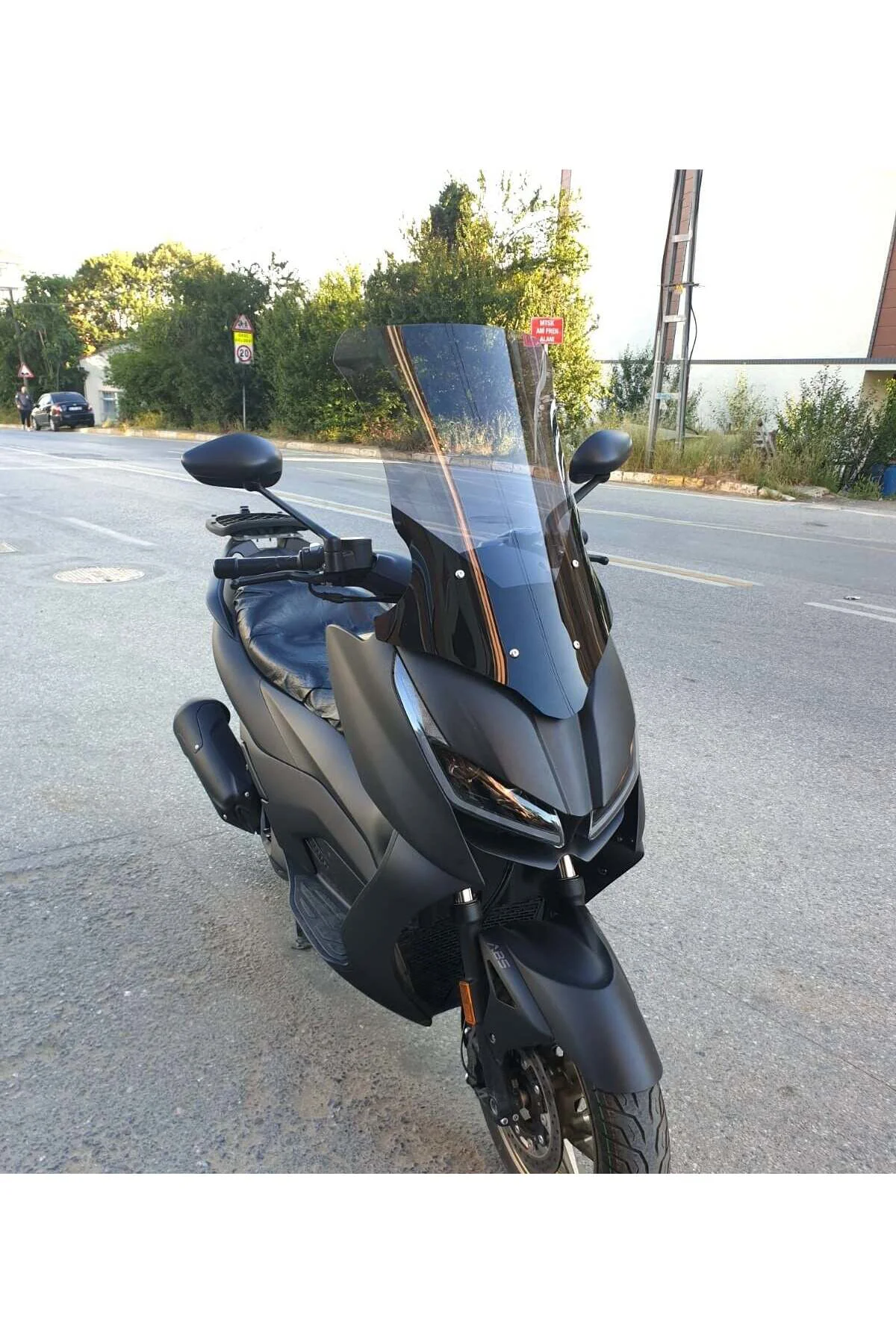 RKS RZ 250 S Ön Cam 2022-2026 Model 68cm Füme Renkli 4mm UZUN