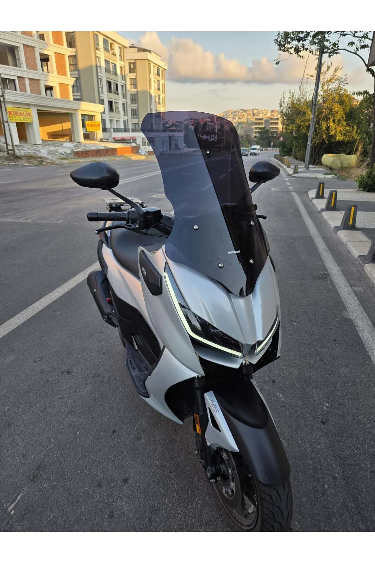 RKS RZ 250 S Ön Cam 2022-2026 Model 68cm Siyah Renkli 4mm UZUN