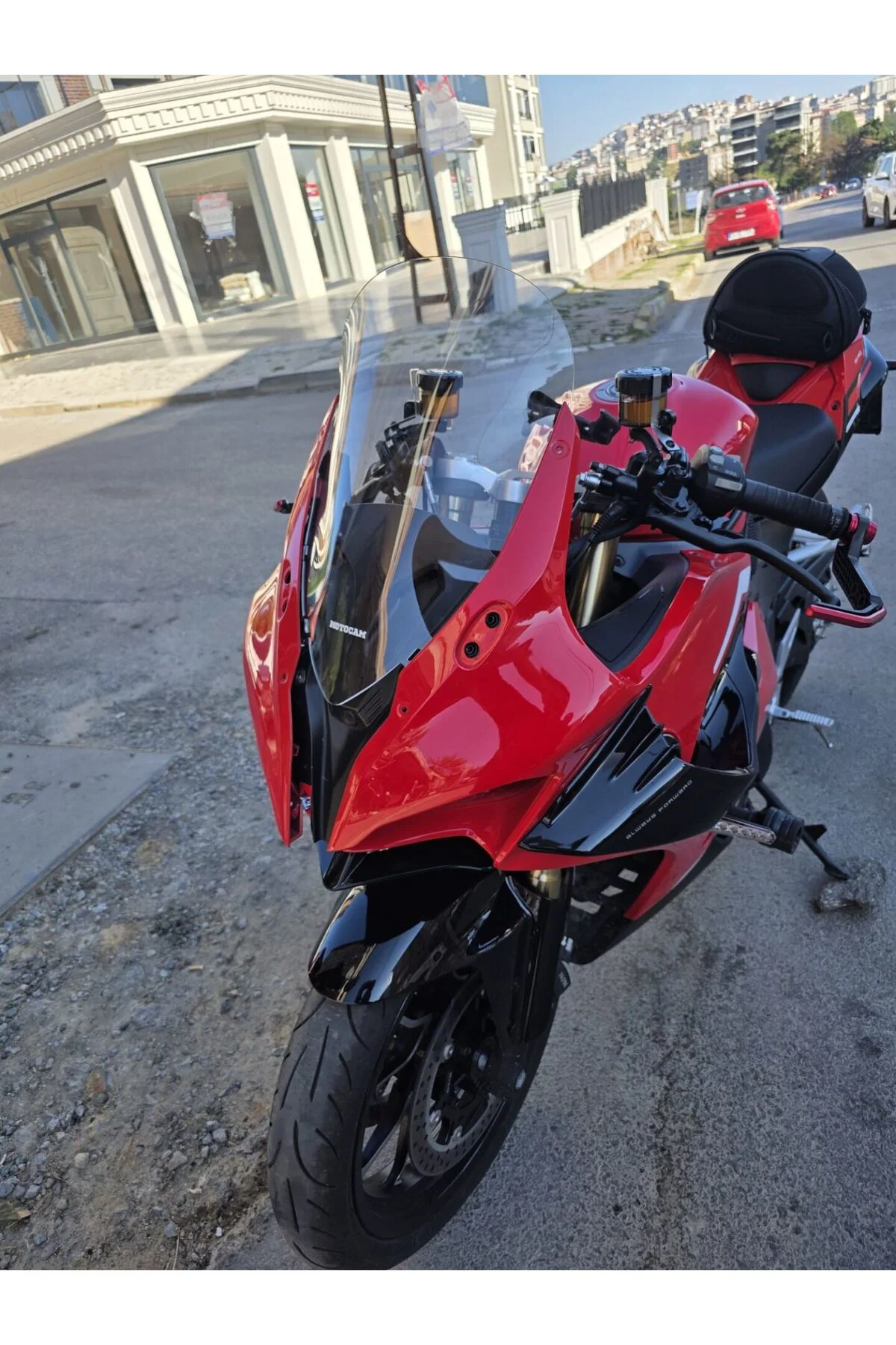 RKS SRK 250 RR PRO Ön Cam 2023-2026 Model 42cm Şeffaf Renkli 4mm