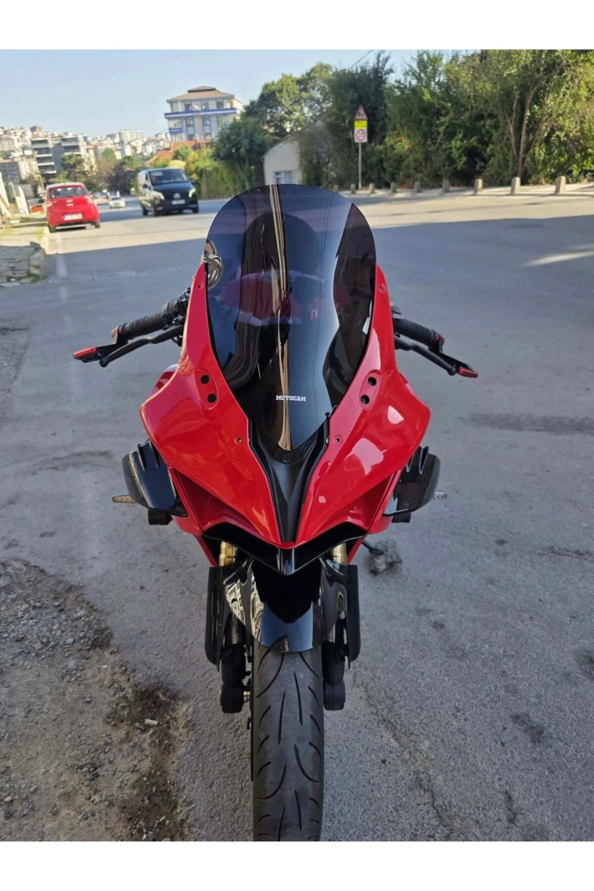 RKS SRK 250 RR PRO Ön Cam 2023-2026 Model 42cm Siyah Renkli 4mm