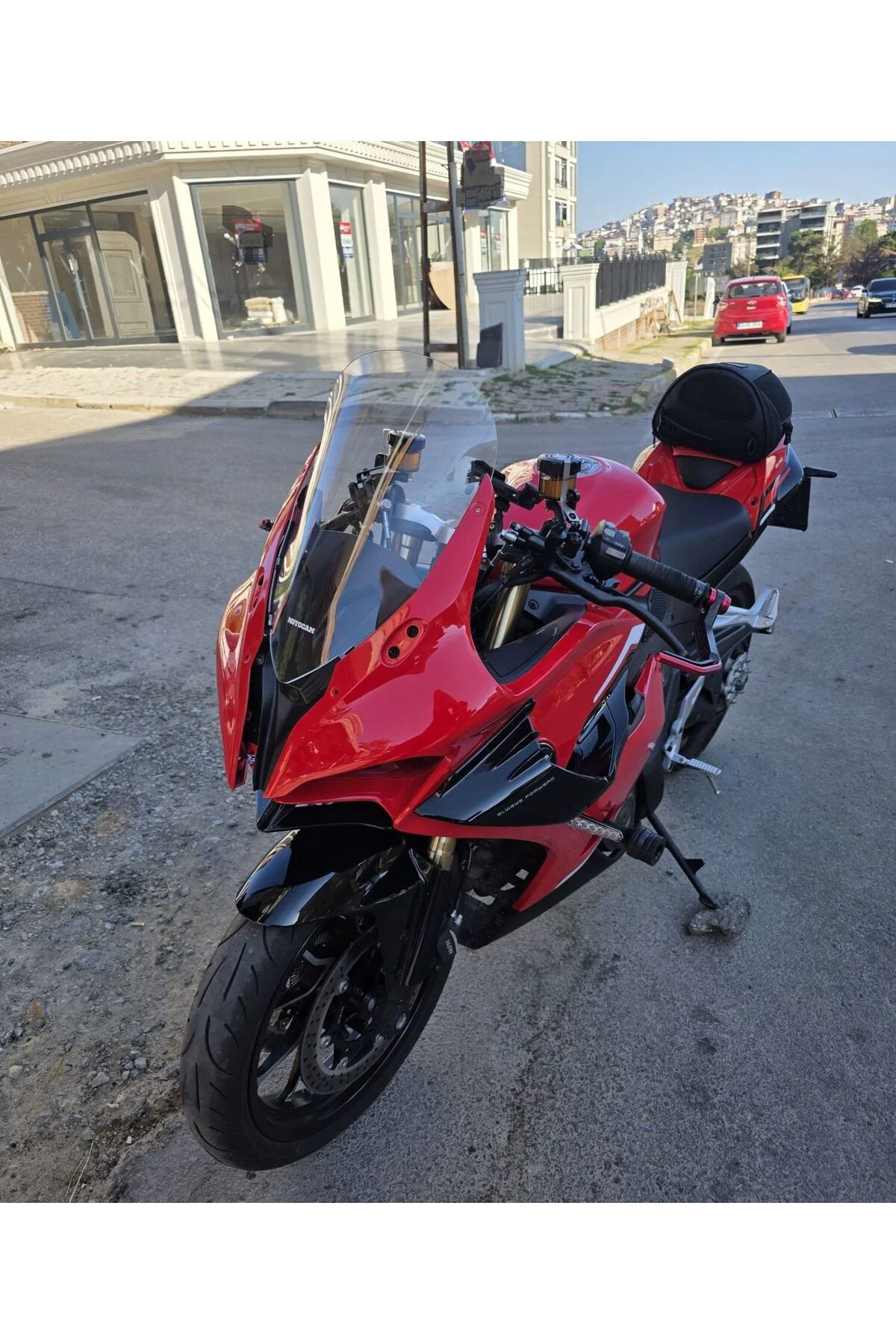 RKS SRK 250 RR PRO Ön Cam 2023-2026 Model 42cm Şeffaf Renkli 4mm