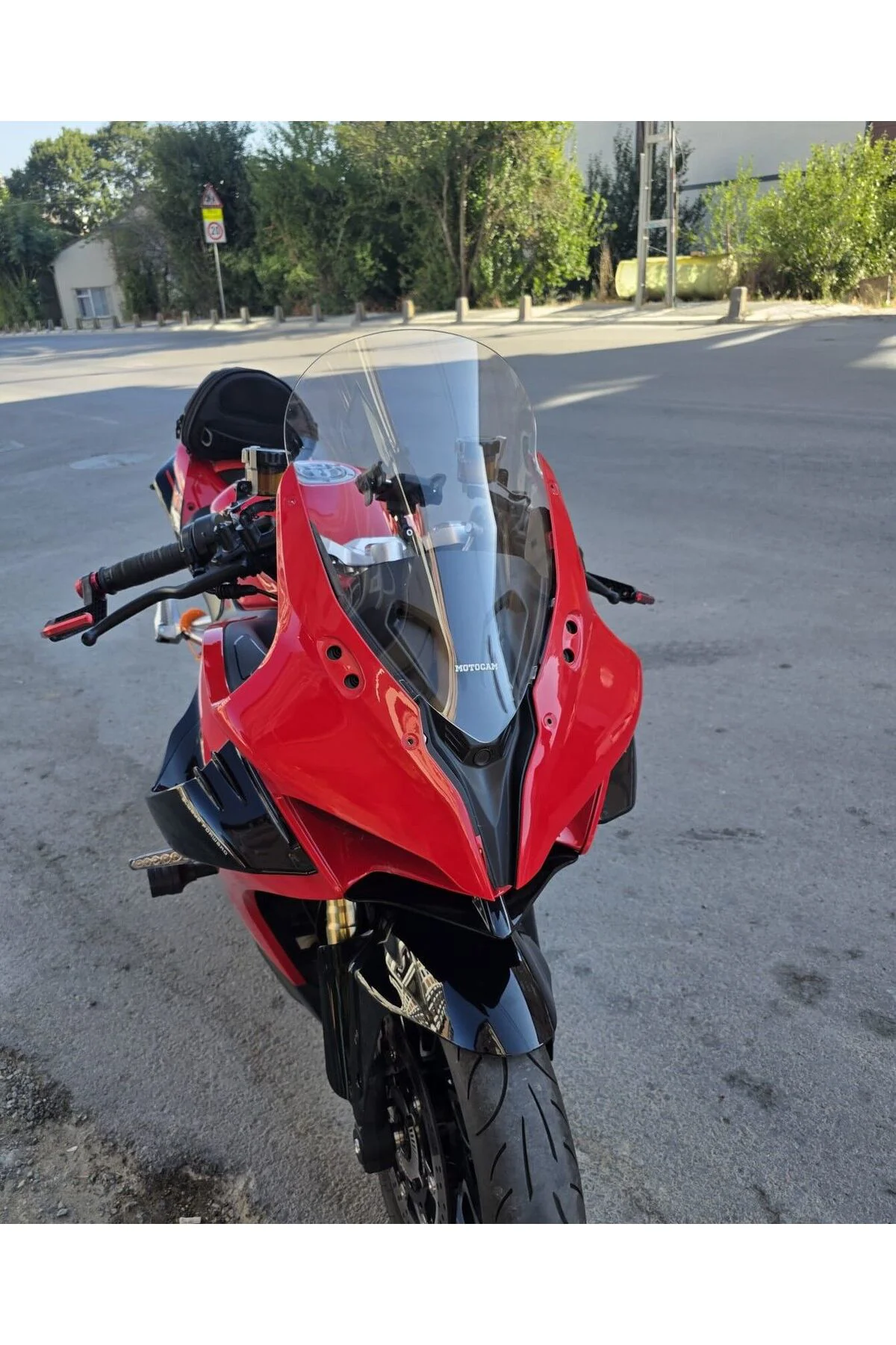 RKS SRK 250 RR PRO Ön Cam 2023-2026 Model 42cm Şeffaf Renkli 4mm