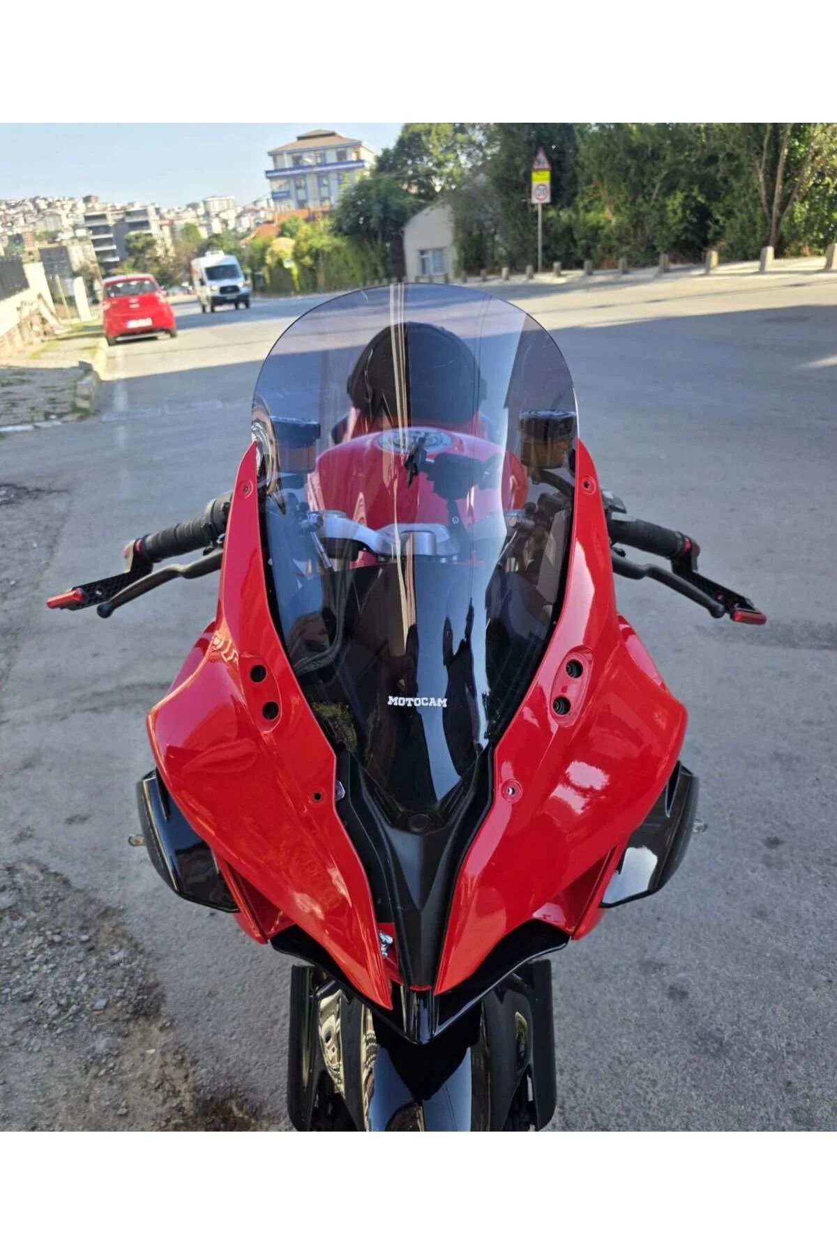 RKS SRK 450 RA Ön Cam 2023-2026 Model 42cm Füme Renkli 4mm