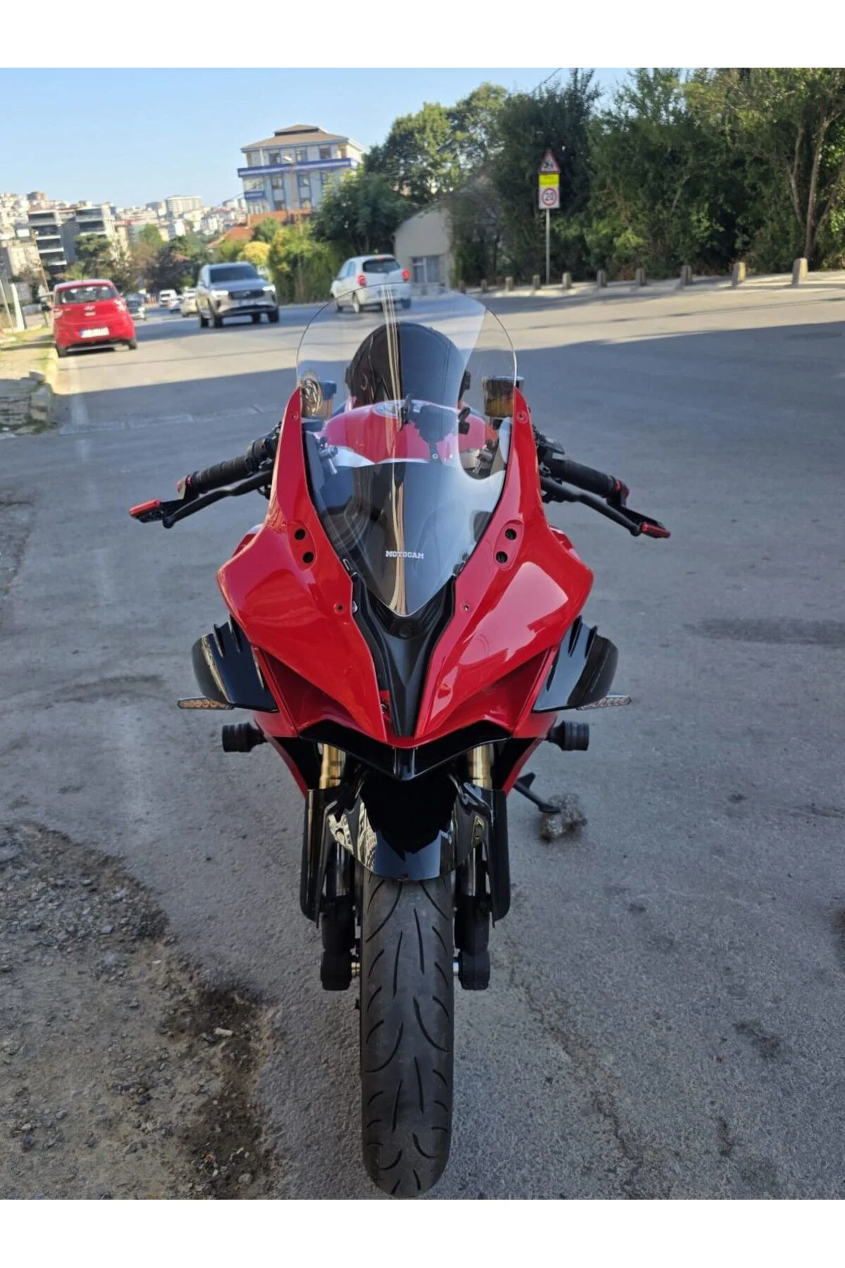 RKS SRK 450 RA Ön Cam 2023-2026 Model 42cm Şeffaf Renkli 4mm