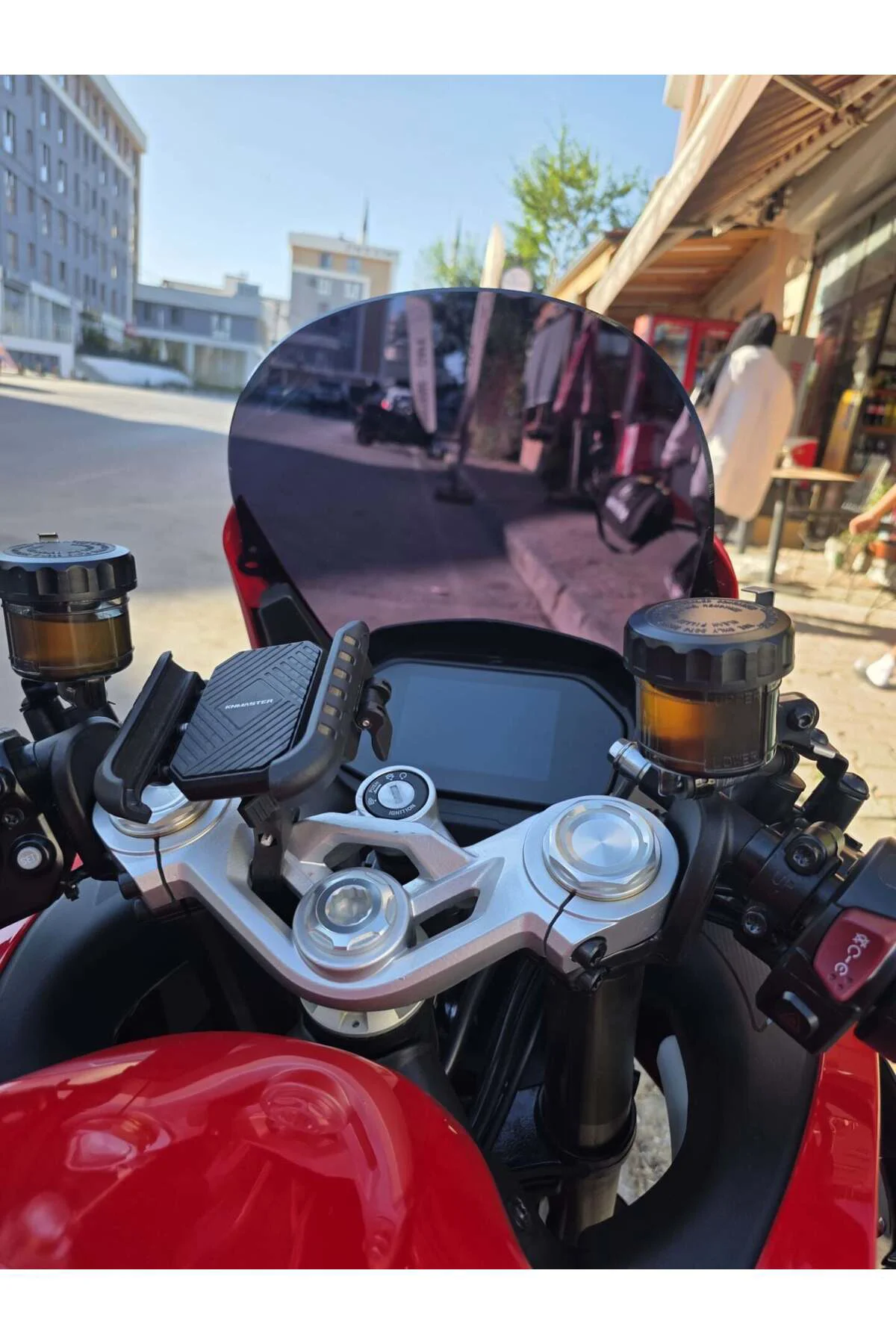 RKS SRK 450 RA Ön Cam 2023-2026 Model 42cm Siyah Renkli 4mm