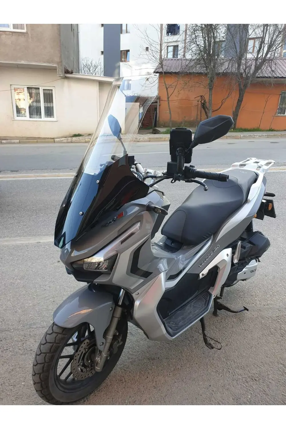 Rks Veloce 150 Ön Cam 2023 2024 Model 78cm şeffaf Renkli 4mm UZUN